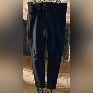Torrid Black Distressed Bombshell Skinny Premium Stretch Jeans